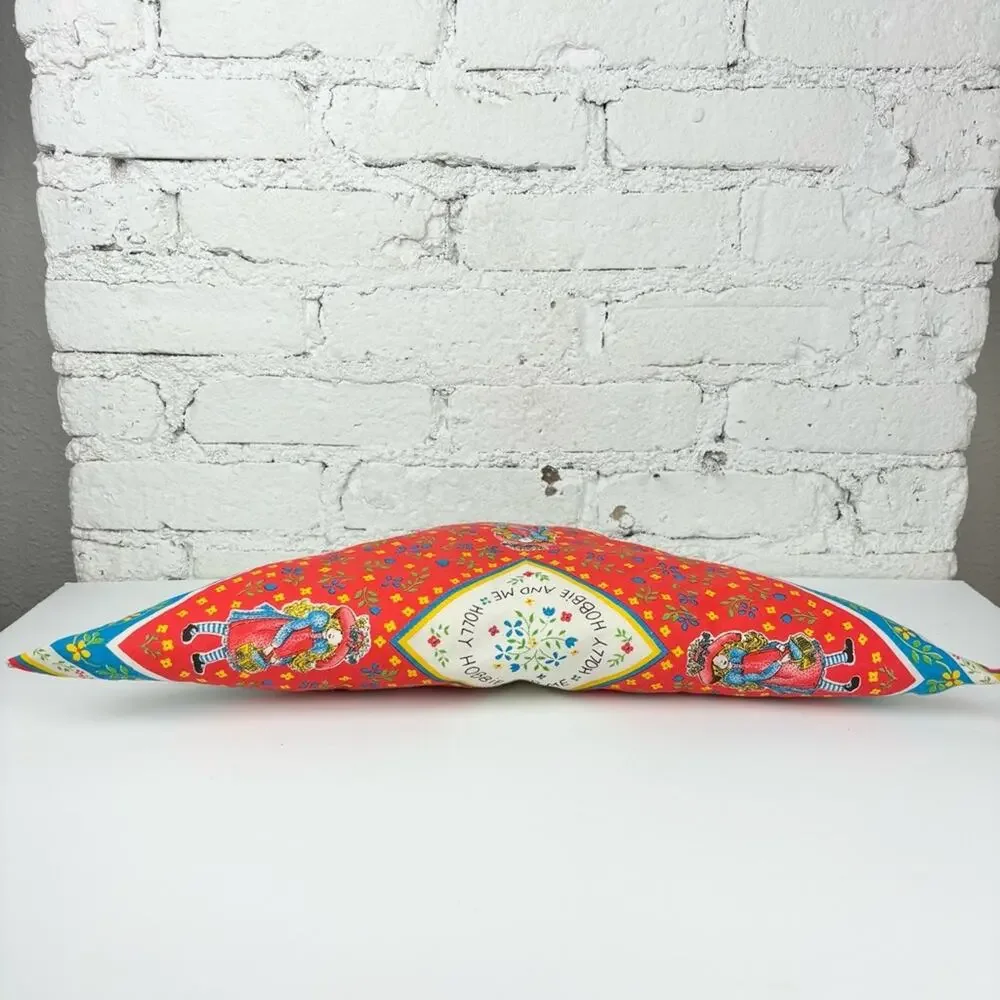 Handmade Vintage Holly Hobbie Triangle Pillow